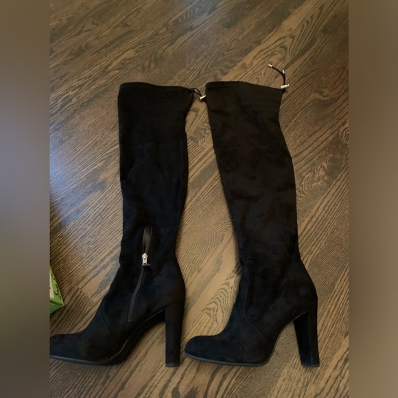 Sam Edelman Kent Black Suede Boots - Picture 2 of 10